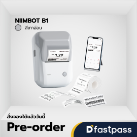 NIIMBOT B1 สีเทาอ่อน